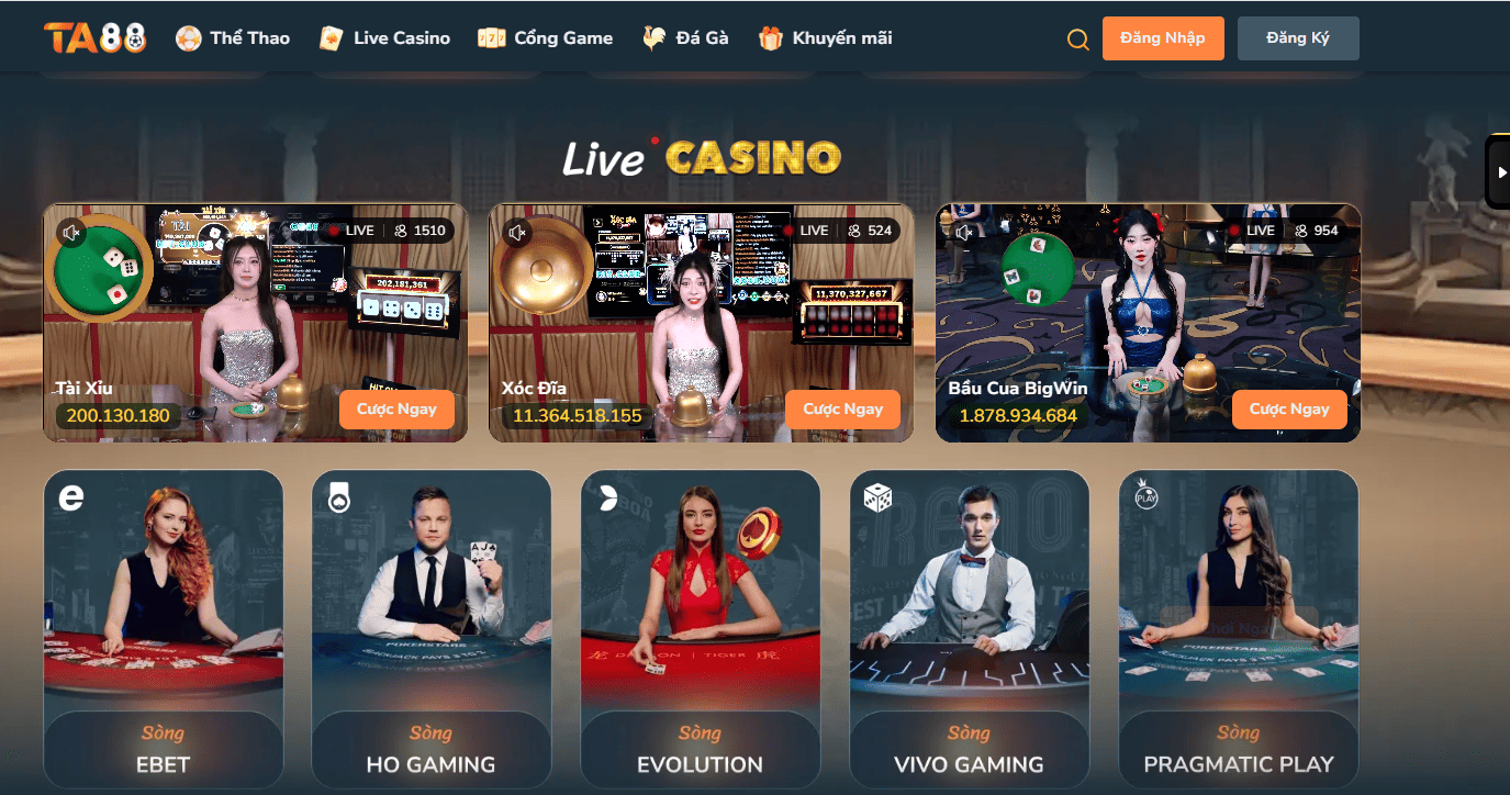 Tổng quát sơ lược về nhà cái TA88 